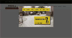 Desktop Screenshot of pisosepersianas.com.br